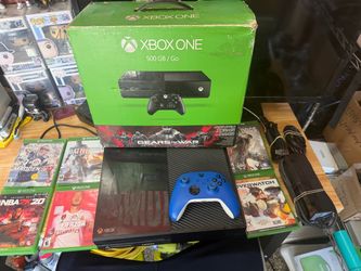Xbox One 500GB Console Gears of War: Ultimate Edition Bundle W/ 6 Games In Box  The Xbox One 500GB Gears of War Ultimate Edition Console Bundle includ