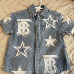 Kids Burberry Denim Shirt 6Y