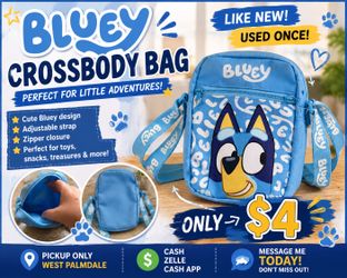 💙 Bluey mini Crossbody Bag – Only $4! 💙