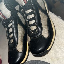 Prada Americas Cup High top Shoes 