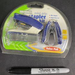 Mini Grip Stapler Kit, Standard Staple, Staple Remover