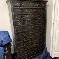 Vintage Oriental Drawer Chest