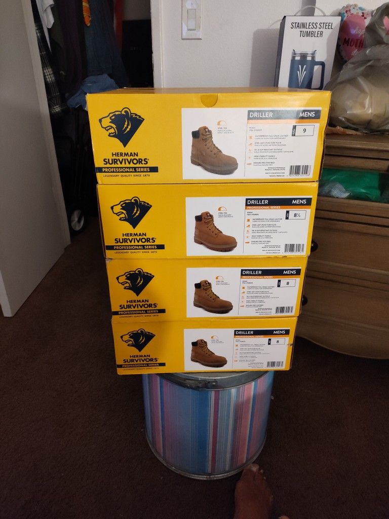 HERMAN SURVIVORS Steel Toe Work Boots
