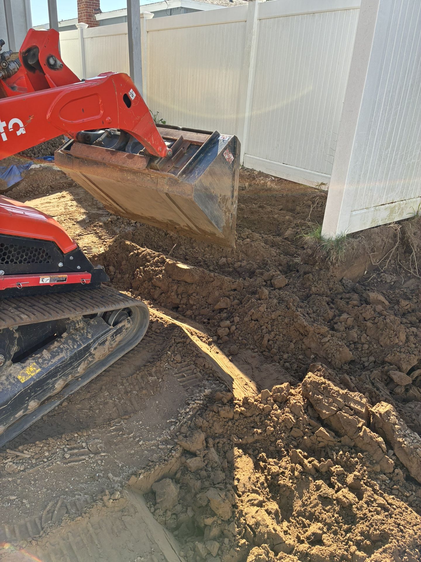 Piles Of Dirt Gone