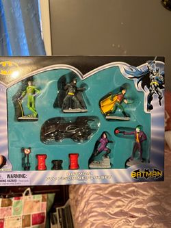 2000s Batman PVC Figurine Playset by Monogram