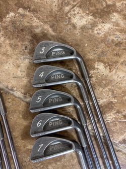 PING Karsten III Iron Set 3-SW 9 Clubs Toe Heel Balance Ping Rail Steel RH