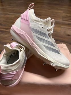 Adizero Instinct+ 2.0 Women’s Softball “Metal” Cleats (Size 8: Women’s)