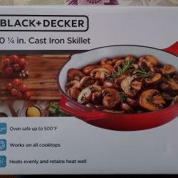 Black&Decker Cast Iron Skillet