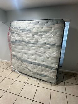 King mattress beautyrest pillow top