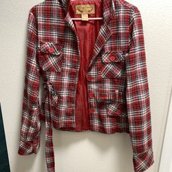 Body Central Red Jacket Size M 