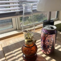 Vintage Japanese Kerosene Lamp