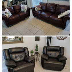 LEATHER Living Room Furniture