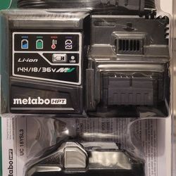 METABO MULTI VOLT BATTERY & CHARGER 