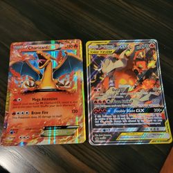 2 Jumbo Charizard Cards