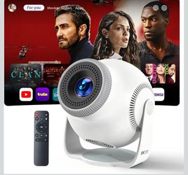 Smart Mini Projector with WiFi 6 and Bluetooth 5.4