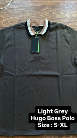 Light Grey Hugo Boss Polo