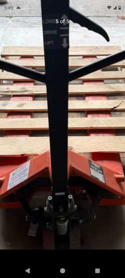 Orange/green/blue Palletjacks $229-259ea