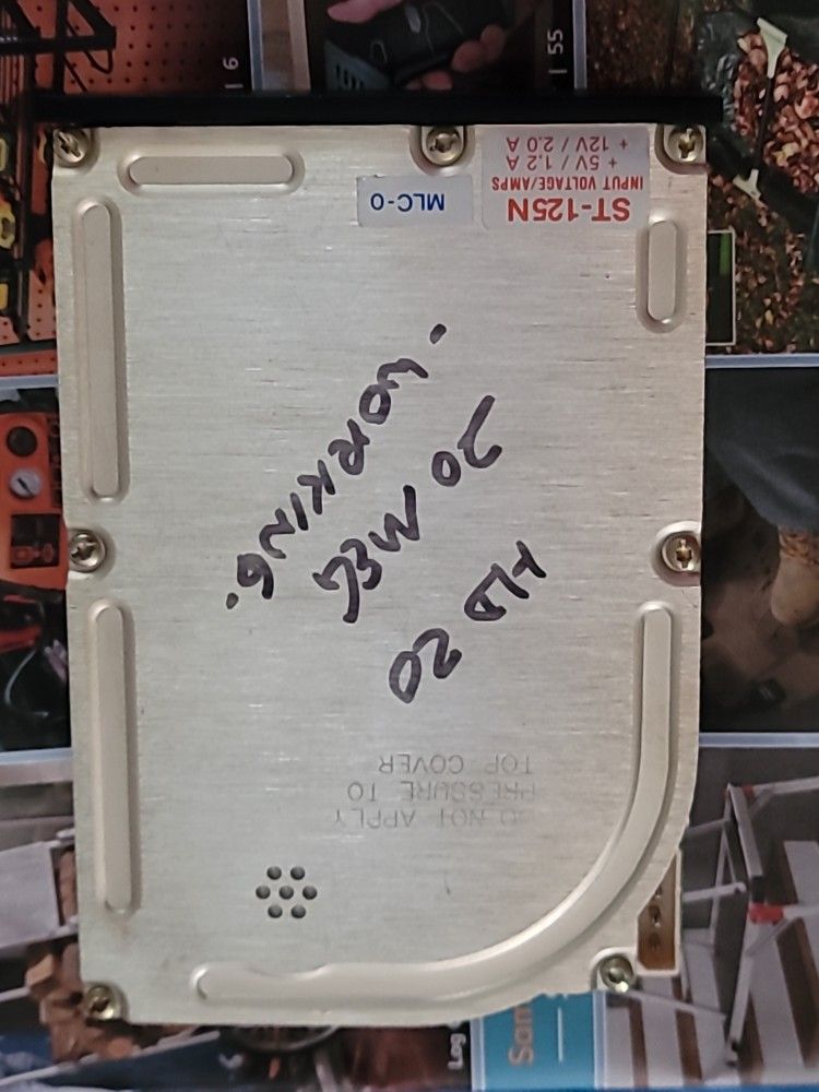 $21. 20MB SEAGATE SCSI HARD DRIVE $21