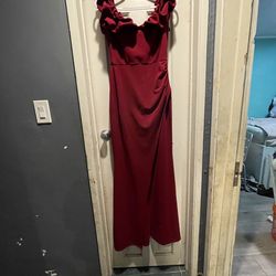 Dark Red Windsor prom dress