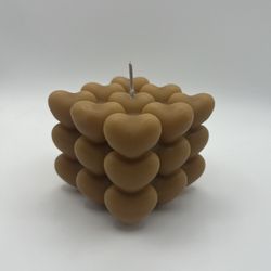 Handmade Soy Wax Candle with Lemon and Orange Scent