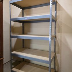 Storage Room Garage Shelving Racks 48 in W x 24 in D Boltless Supply Shelves Delivery Available