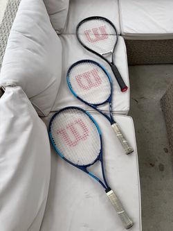 Tennis Rackets + Tennis Balls Set