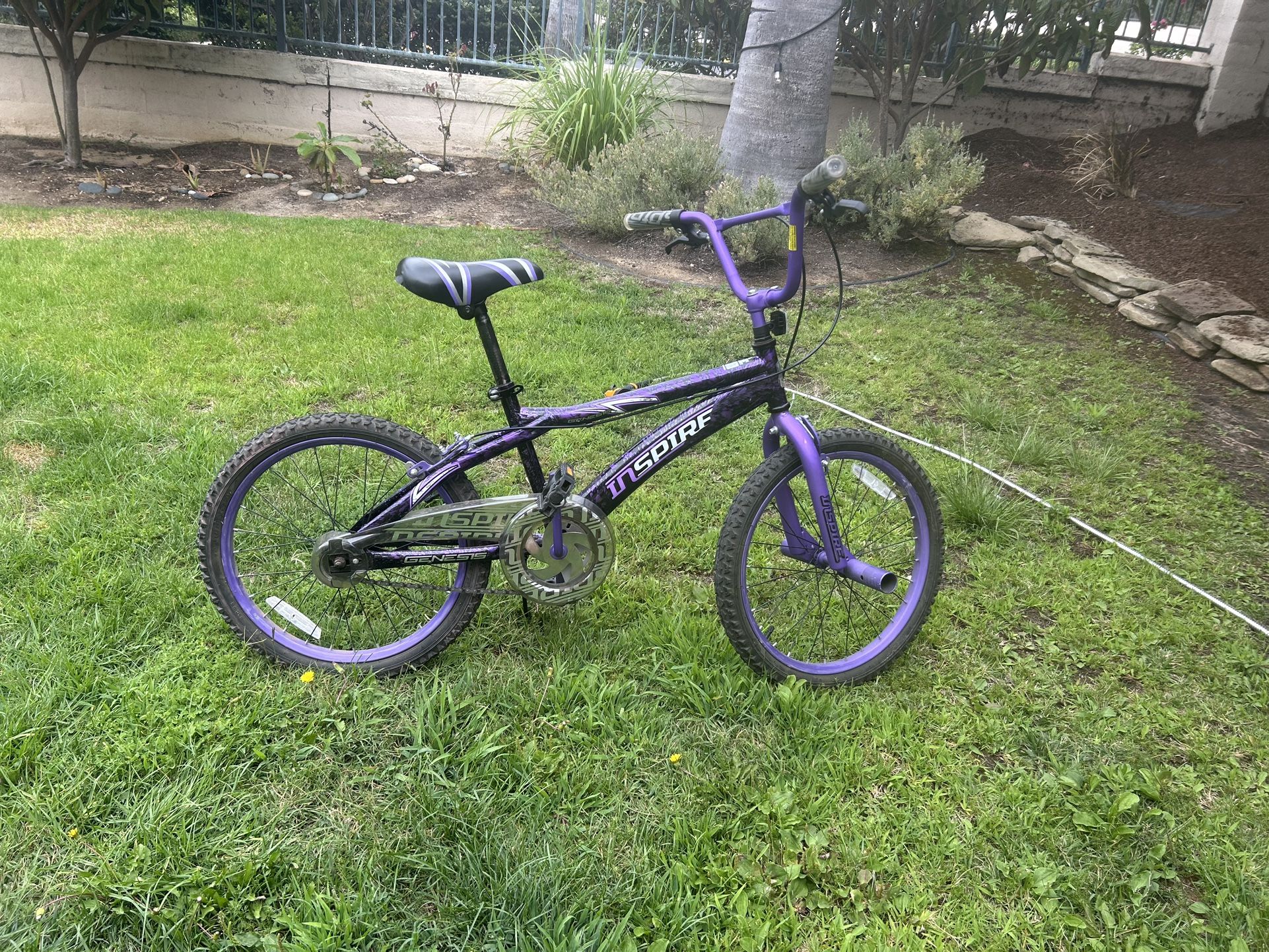 Purple Kids Bmx Bike
