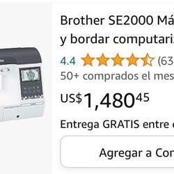 Máquina De Coser Y Bordar 