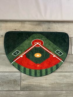 Brand New Small Baseball Field Bathroom Mat