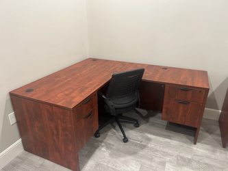 Desk and chair