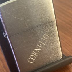 Zippo Lighted Engraved CORNELIO