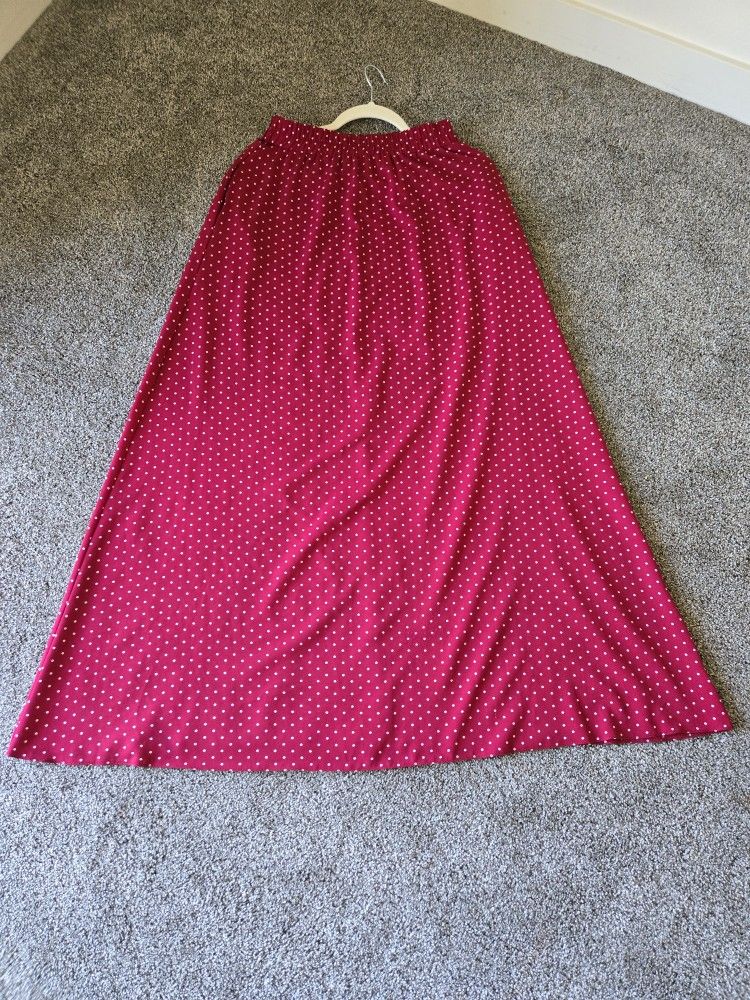 Women Reg & Plus Size Women's Long Skirts, Flowy Summer Skirt Aline Elastic High Waiste