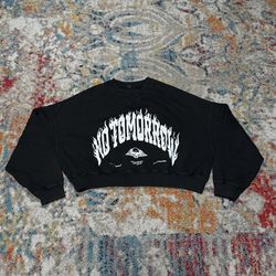 Civil Regime No Tomorrow Cropped Crewneck
