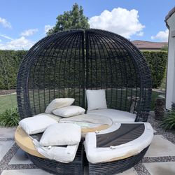 Outdoor Patio Daybed/lounge Halo Collection 