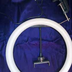 12 Inch Ring Light With Phone Holder And Expandable Arm And Tripod