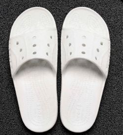 Crocs Slides White UNISEX WOMEN SIZE-6//MEN SIZE-6