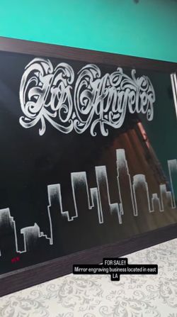 Engraved Mirror Design