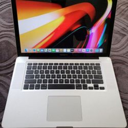 Mac Boook Pro 15.4" Intel Quadcore i7 8gb Ram 256ssd Working Great 