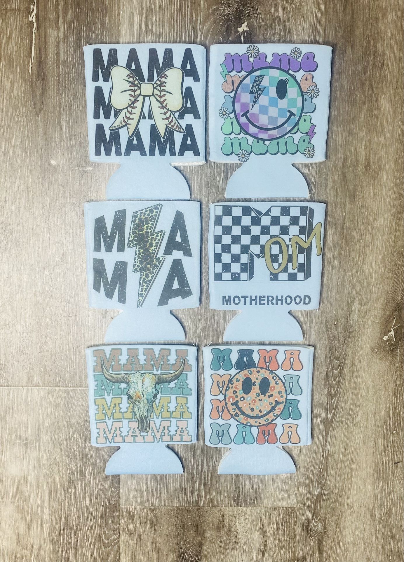 Baby Blue MAMA koozies