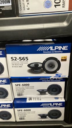 Alpine s2-s65 on sale today for 129.99