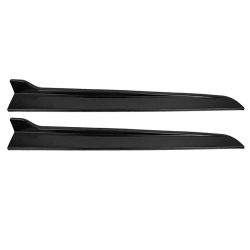 Brand New 2PCS Universal 42" Bumper Side Skirt Extension Splitters Carbon Fiber Look