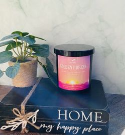 Golden Breeze Scented Hand Poured Candle