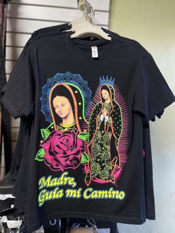Camisetas En Neón, Gabanes , Reboso Virgen De Guadalupe