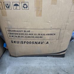 Navy blue patio Sofa