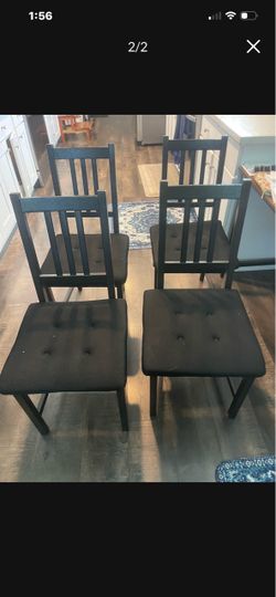 4 Ikea chairs
