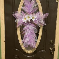 Cross Easter Wreath