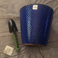 Flower Pot And Garden Tool