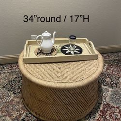 Beautiful Woven Coffee Table 