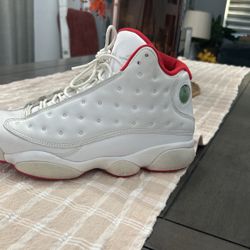 Jordan 13 Retro White/ Metallic Silver 