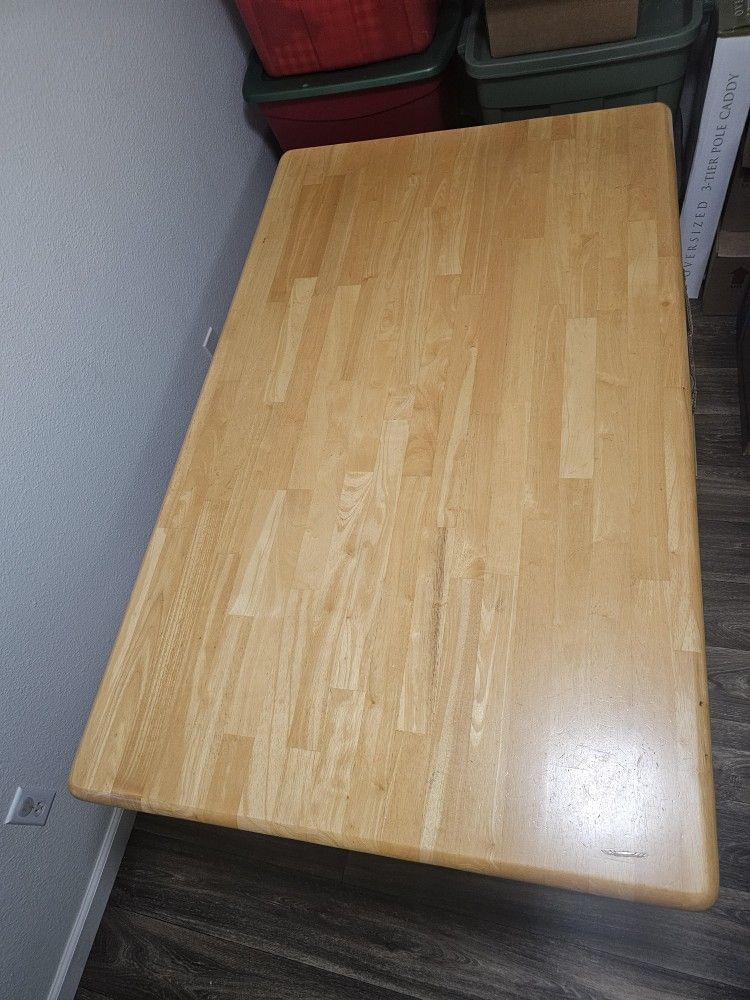 Solid Wood Table And Chairs